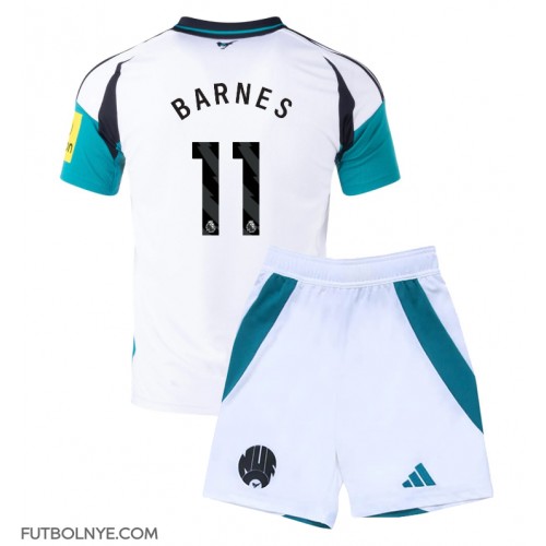 Camiseta Newcastle United Harvey Barnes #11 Tercera Equipación para niños 2024-25 manga corta (+ pantalones cortos)